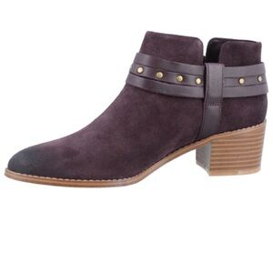 Clarks Ankle Boots Breccan Shine 8.5 Suede Leather